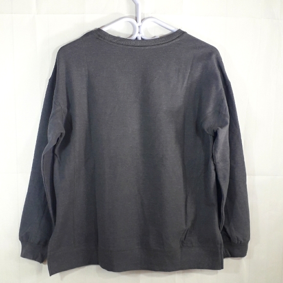 Wildfox | easy does it distressed graphic grey sweatshirt - Picture 5 of 11